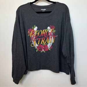 Wrangler George Strait Graphic Longsleeve Tee size XL